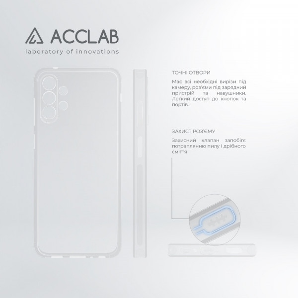 Фото - Чохол для смартфону ACCLAB Anti Dust for Samsung Galaxy A13 4G (1283126553196)