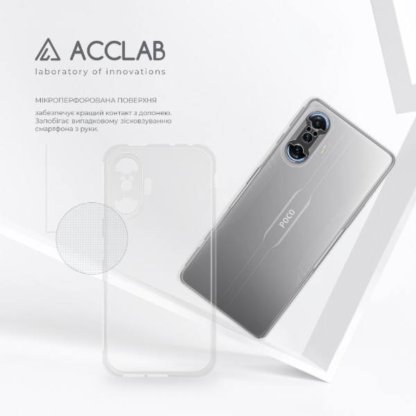 Фото - Чохол для смартфону ACCLAB Anti Dust for Xiaomi Poco F3 GT (1283126553431)