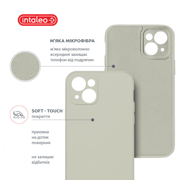 Фото - Чохол для смартфону Intaleo SoftShell Camera Protection for Apple iPhone 13 White (1283126520402)