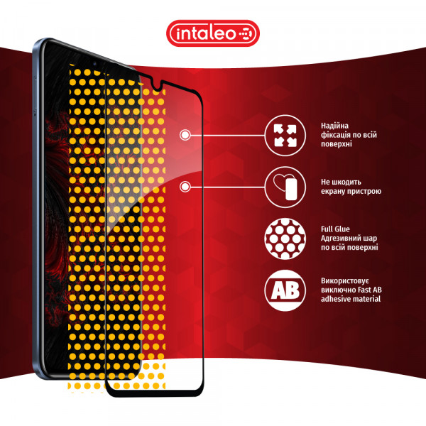 Фото - Захисне скло для смартфону Intaleo Full Glue for Infinix Note 12 Black (1283126546587)