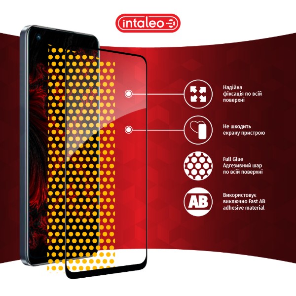 Фото - Защитное стекло для смартфона Intaleo Full Glue for Realme 10 4G Black (1283126551468)