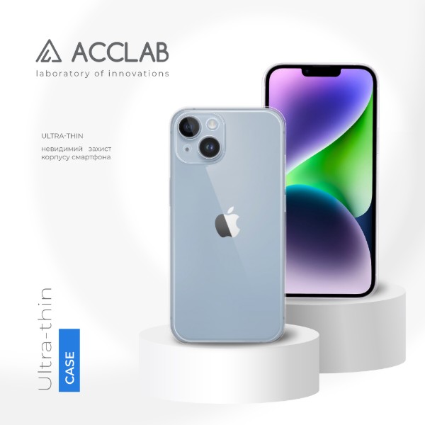 Фото - Чохол для смартфону ACCLAB TPU for Apple iPhone 14 Plus (1283126553028)