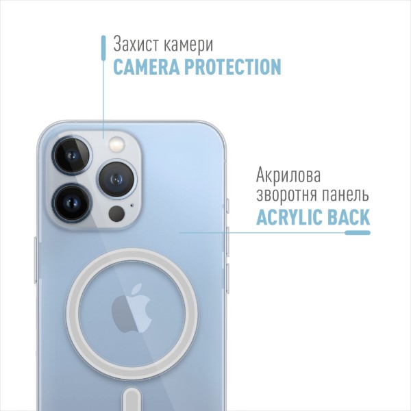 Фото - Чохол для смартфона Intaleo Clear for Apple iPhone 13 Pro з MagSafe (1283126519826)