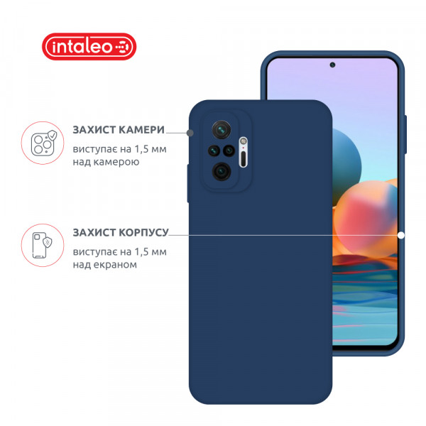 Фото - Чехол для смартфона Intaleo (SoftShell Camera Protection for Xiaomi Redmi Note 10 Pro Blue (1283126520846)