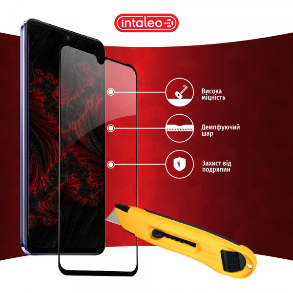 Фото - Защитное стекло для смартфона Intaleo Full Glue for Vivo V21 (1283126528484)