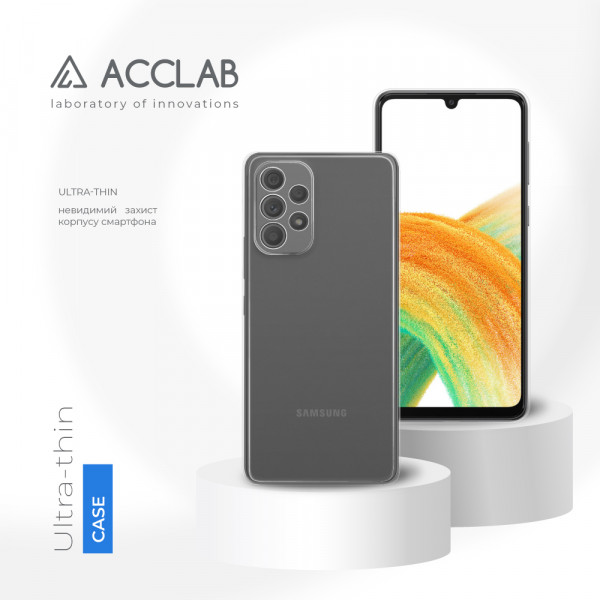 Фото - Чохол для смартфону ACCLAB TPU for Samsung A33 5G (1283126566004)