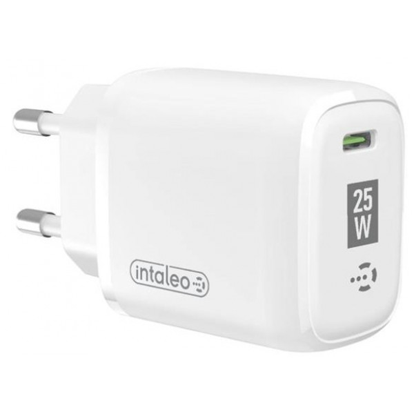 Фото - Мережевий зарядний пристрій Intaleo TCGQPD125 (1USBx3A) White (1283126538827)