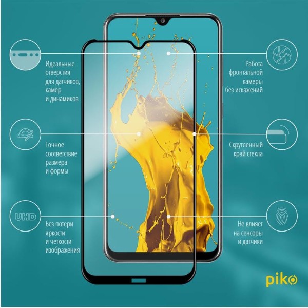 Фото - Защитное стекло для смартфона Piko Xiaomi Redmi Note 8 Black Full Glue 0.3mm 2.5D (1283126496134)