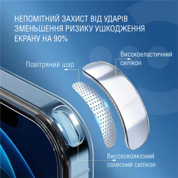 Фото - Чохол для смартфону Intaleo Clear for Apple iPhone 12 Pro з MagSafe (1283126517341)