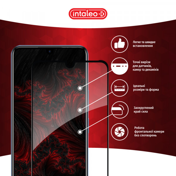 Фото - Захисне скло для смартфону Intaleo Full Glue for Infinix Note 12 Black (1283126546587)
