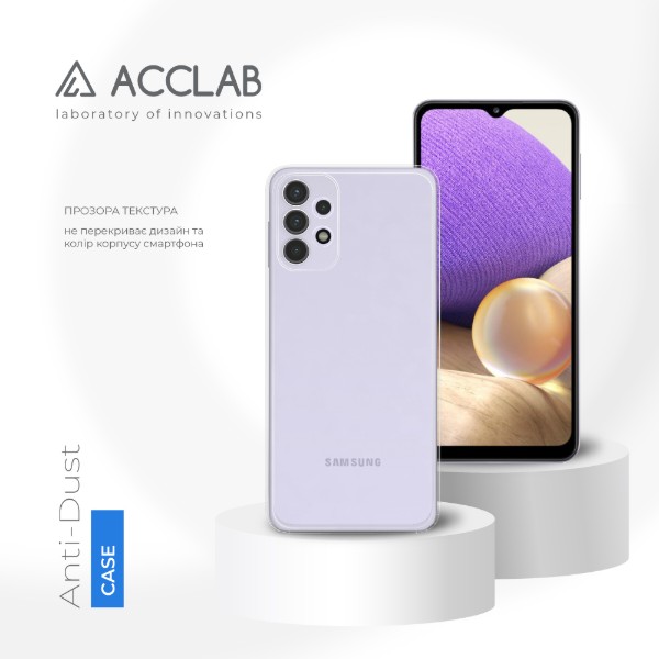 Фото - Чохол для смартфону ACCLAB Anti Dust for Samsung Galaxy A32 (1283126553240)