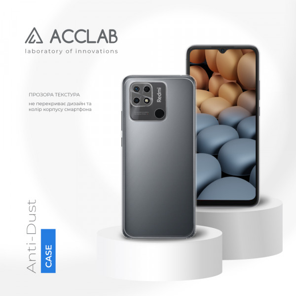Фото - Чохол для смартфону ACCLAB Anti Dust for Xiaomi Redmi 10C (1283126553493)