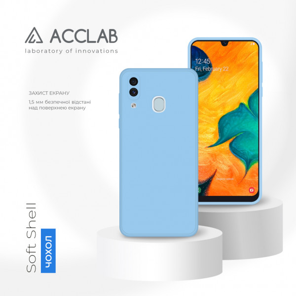 Фото - Чохол для смартфону ACCLAB SoftShell for Samsung Galaxy A30 (1283126560460)