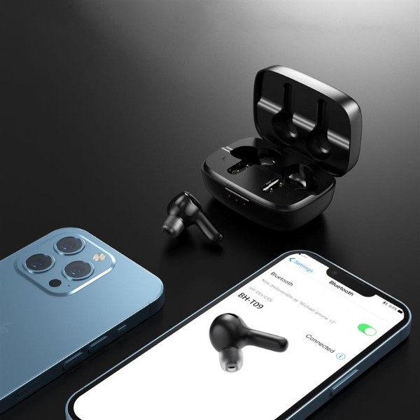 Фото - Наушники вкладыши беспроводные TWS Choetech с солнечной панелью (BH-T09)