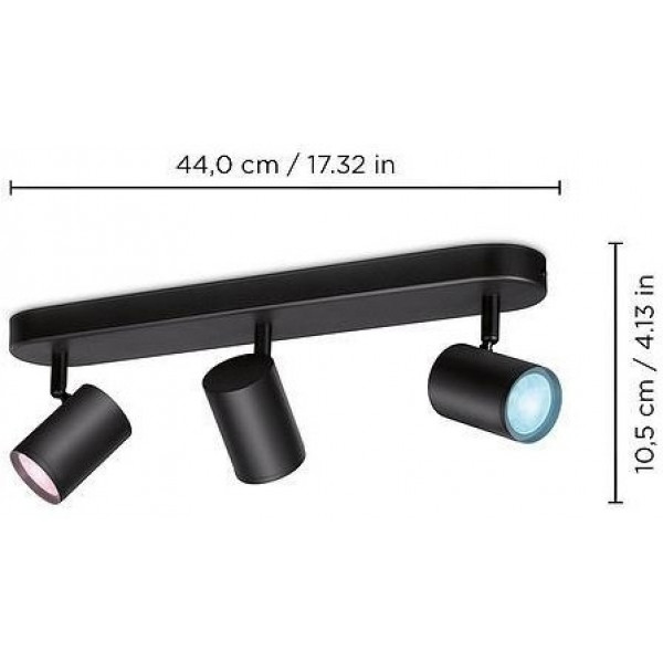 Фото - Розумна лампа WiZ IMAGEO Spots 3x5W 2200-6500K RGB Wi-Fi (929002659201)