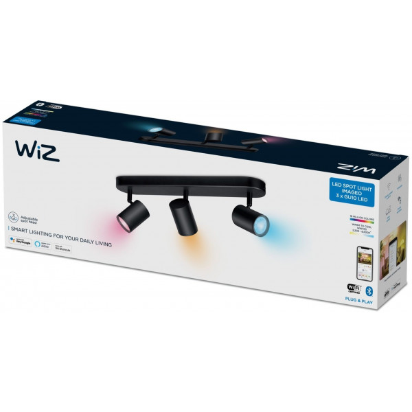 Фото - Розумна лампа WiZ IMAGEO Spots 3x5W 2200-6500K RGB Wi-Fi (929002659201)