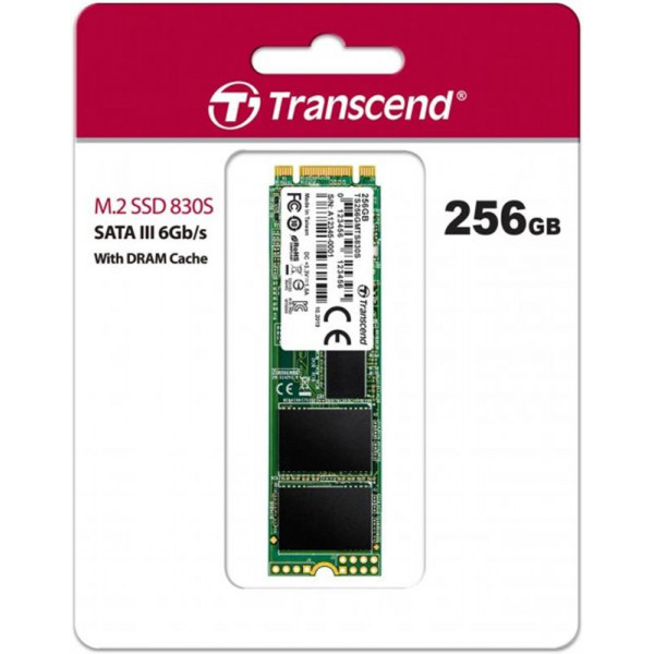 Фото - SSD-накопичувач внутрішній Transcend MTS830S 256GB M.2 2280 SATAIII TLC (TS256GMTS830S)