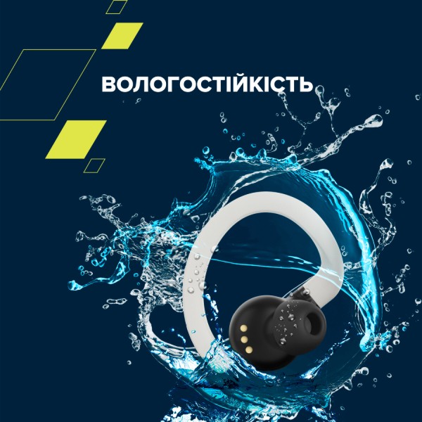 Фото - Навушники вкладиші бездротові TWS Canyon OnRun 11 Sport Wireless charge White (CNS-TWS11W)