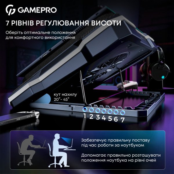 Фото - Подставка под ноутбук охлаждающая GamePro CP950
