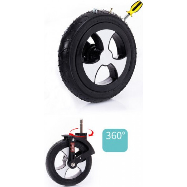 Фото - Коляска трансформер універсальна Jiaobei High landscape Gray (808)