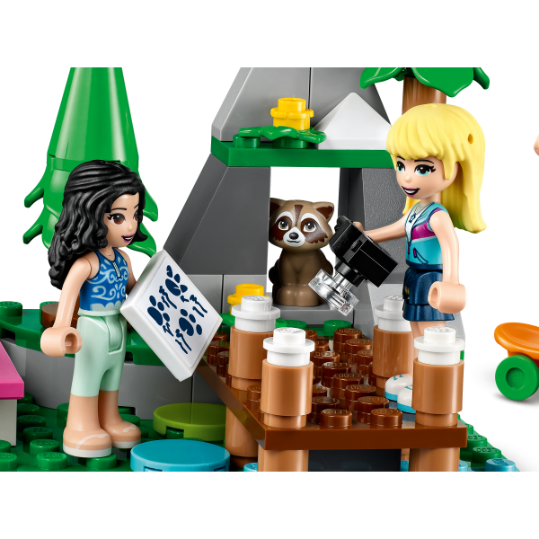 Фото - Конструктор LEGO Friends Лісовий будинок на колесах і вітрильника (41681)