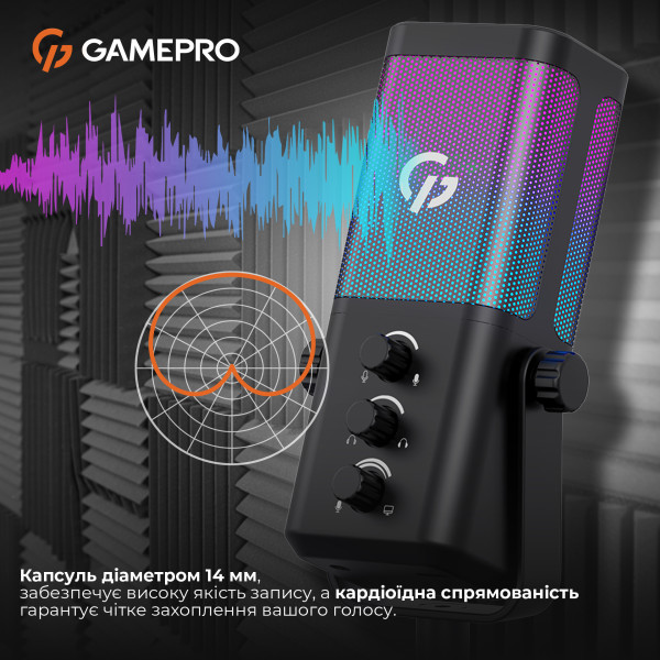 Фото - Мікрофон до комп'ютера GamePro Genesis X-Arctic (UGM117B)