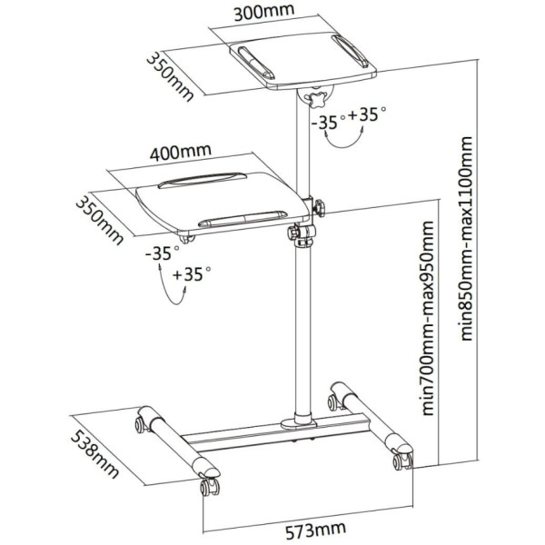 Фото - Стол для ноутбука ITECHmount TS-6