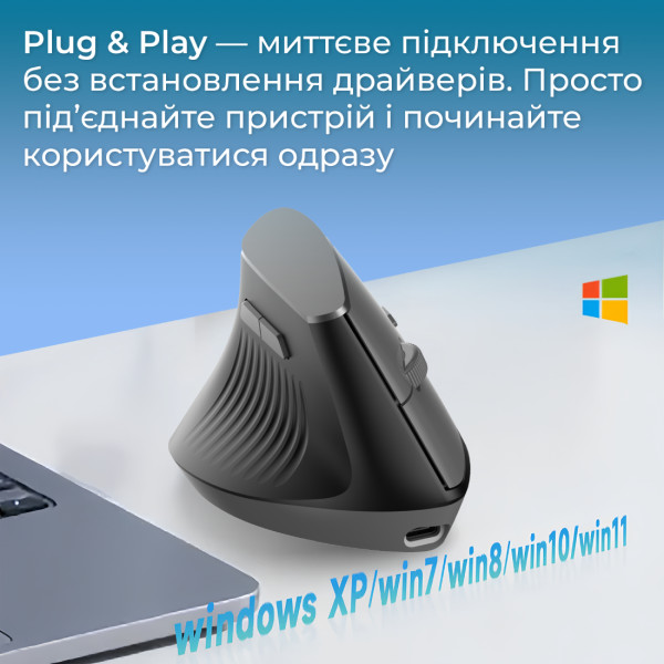 Фото - Миша бездротова ігрова Ajazz i300 Black (i300-B)