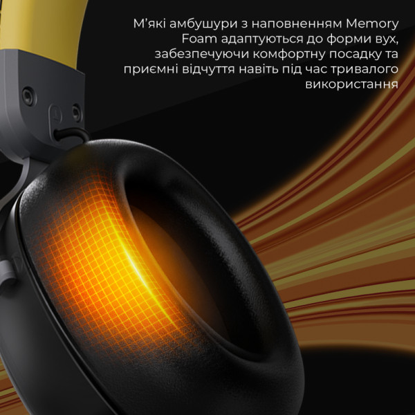 Фото - Гарнітура бездротова ігрова Ajazz AHM08 MAX 3-Mode Black (AHM08-MAX-BGY)