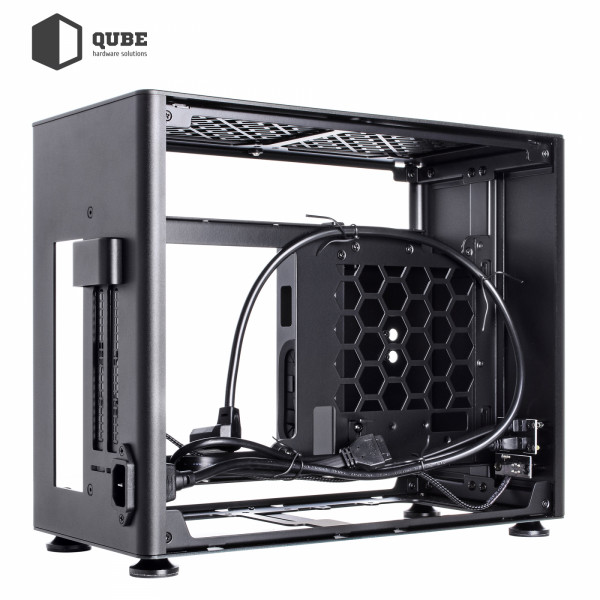 Фото - Корпус QUBE A4 Aluminum Black (QBA4I_WBNU3)
