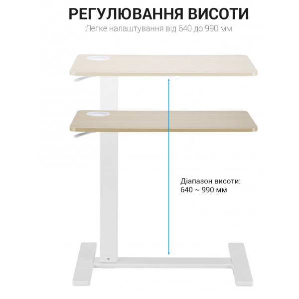 Фото - Стол компьютерный OfficePro ODM366W White