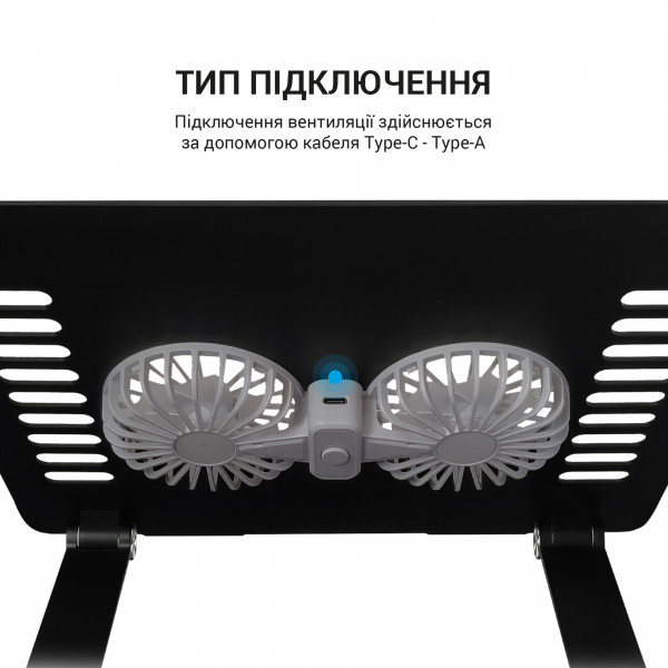 Фото - Подставка под ноутбук охлаждающая OfficePro LS122B Aluminium alloys Black