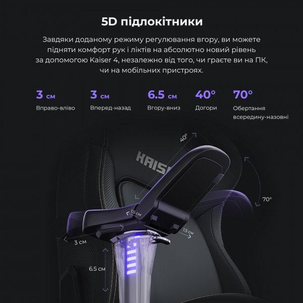 Фото - Крісло для геймерів Anda Seat Kaiser 4 Size XL Maroon Premium PVC (AD12YDDC-XLL-20-A-PV/C)