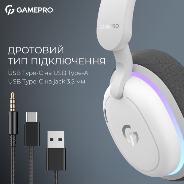 Фото - Гарнитура беспроводная игровая GamePro Asgard Bragi (HSW250W)
