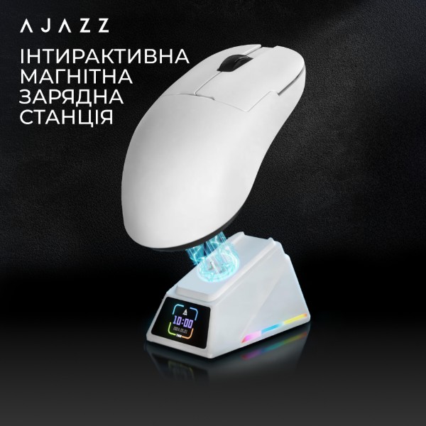 Фото - Мышь беспроводная игровая Ajazz AJ159 APEX White (AJM159-A-W)