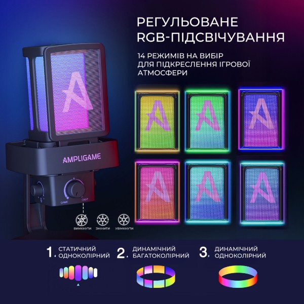 Фото - Микрофон для компьютера проводной Fifine Ampligame Q8PRO USB Black