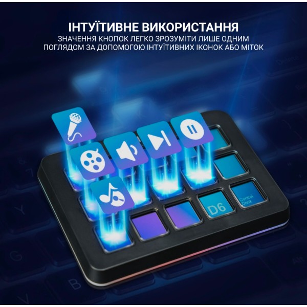 Фото - Пульт управления трансляцией Fifine Stream Deck D6