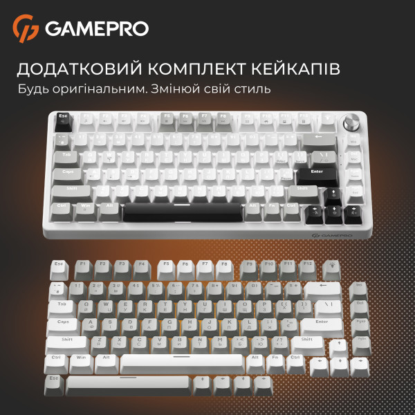 Фото - Клавіатура дротова ігрова GamePro Genesis Silverlight  (MK126)