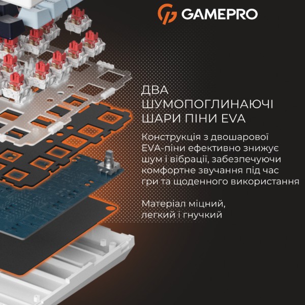Фото - Клавиатура проводная игровая GamePro Genesis Warden (MK160BL)