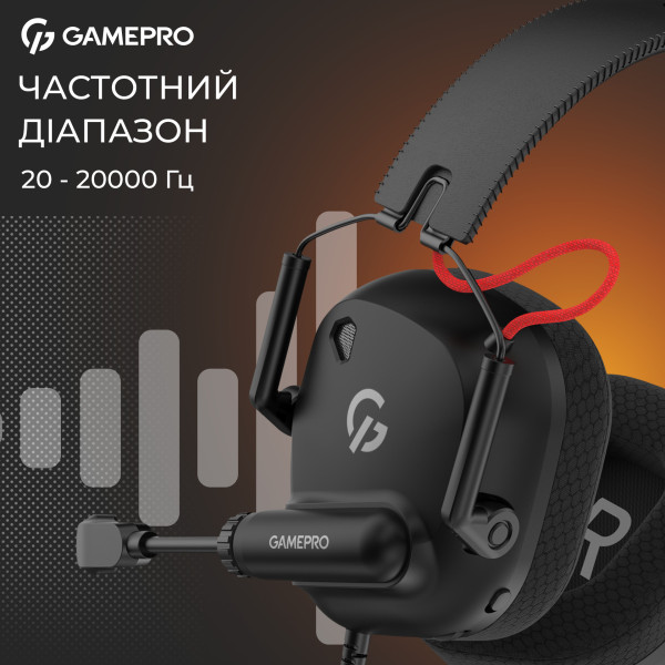 Фото - Гарнітура дротова ігрова GamePro Genesis Mercury (HS120B)