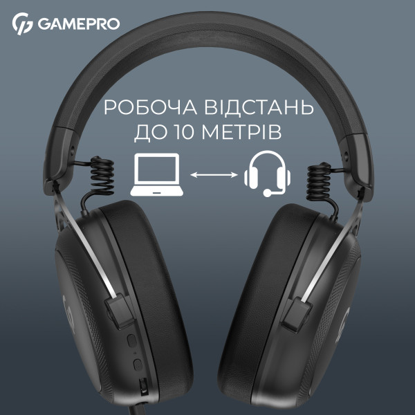 Фото - Гарнітура бездротова ігрова GamePro Asgard Skald (HSW160B)