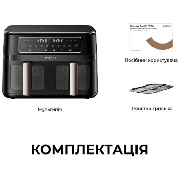 Фото - Мультипечь Dreame DZ30 Black (DZ30-BK)