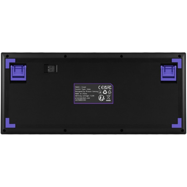 Фото - Клавиатура беспроводная игровая Proove Gaming Coupe (Ukraine Layout) Black/Purple (WKCP00022416)