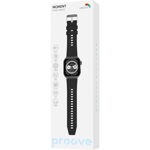Фото - Смарт-часы Proove Moment Black (SMPR00002201)