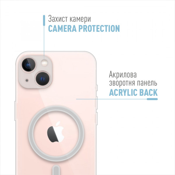 Фото - Чохол для смартфону Intaleo Clear for Apple iPhone 13 mini з MagSafe (1283126519833)