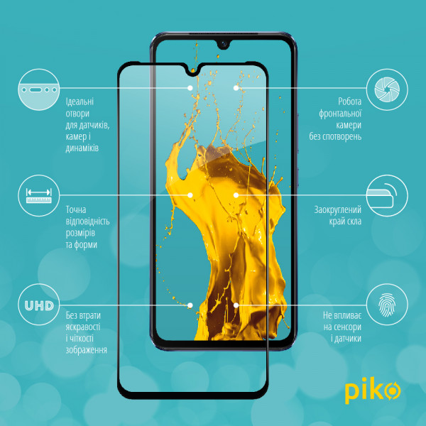 Фото - Захисне скло для смартфону Piko Full Glue for Vivo V21 (1283126528507)