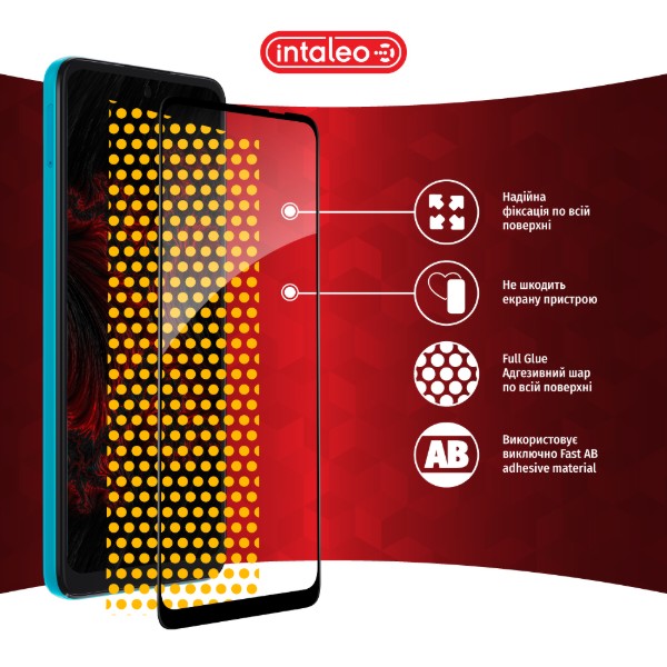 Фото - Захисне скло для смартфону Intaleo Full Glue for MOTO G22 (1283126542183)