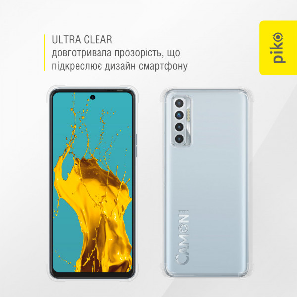 Фото - Чохол для смартфону Piko Shockproof for Tecno Camon 17 Pro (1283126555251)