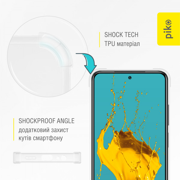 Фото - Чохол для смартфону Piko Shockproof for Xiaomi Redmi Note 10 4G (1283126555428)