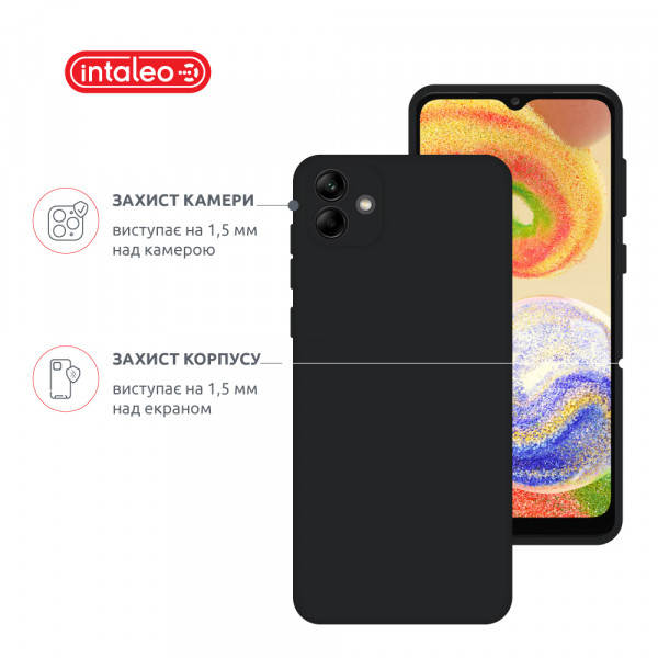 Фото - Чохол для смартфону Intaleo SoftShell for Samsung Galaxy A04 Black (1283126567063)